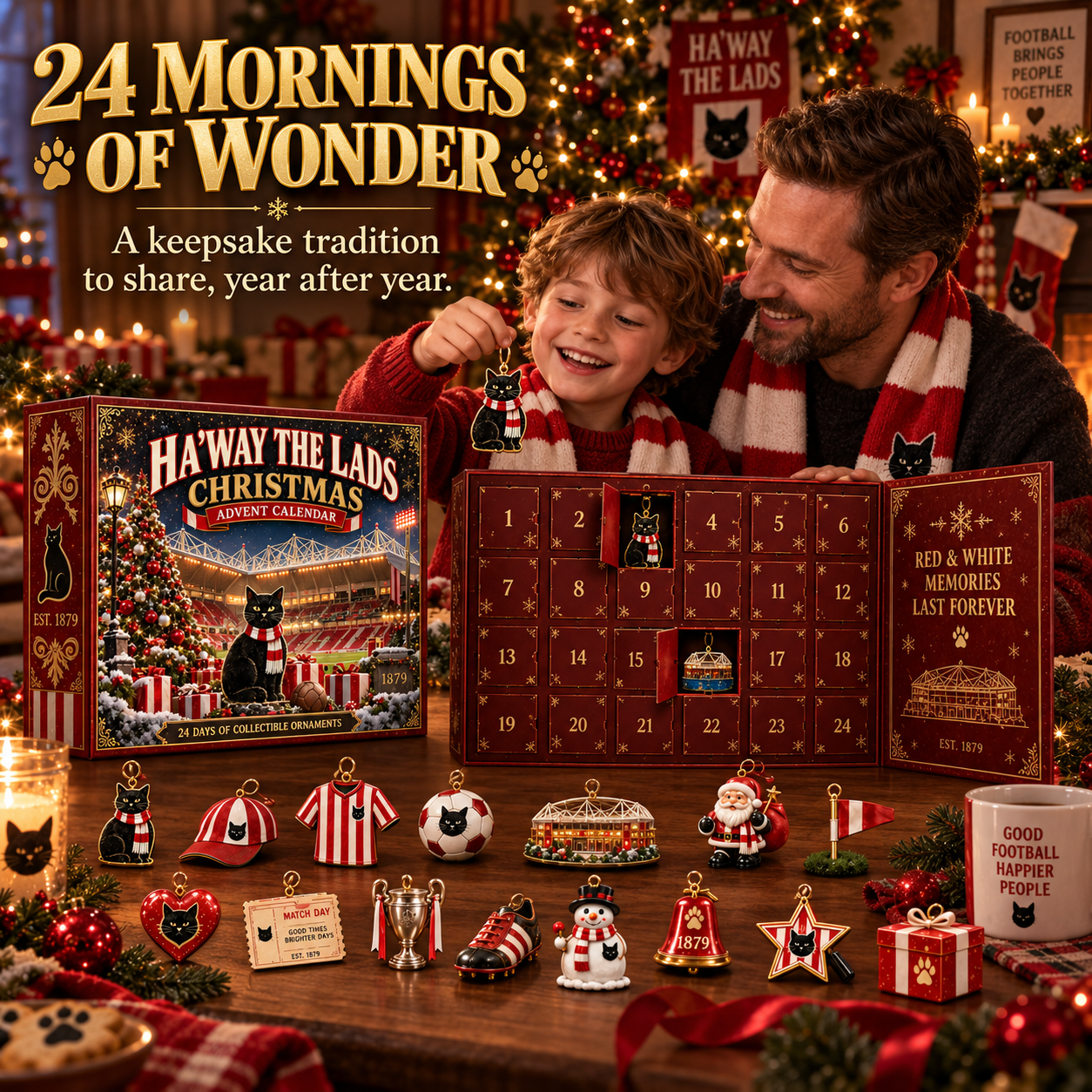 🎄 Ha’way the Lads! Football Christmas Advent Calendar
