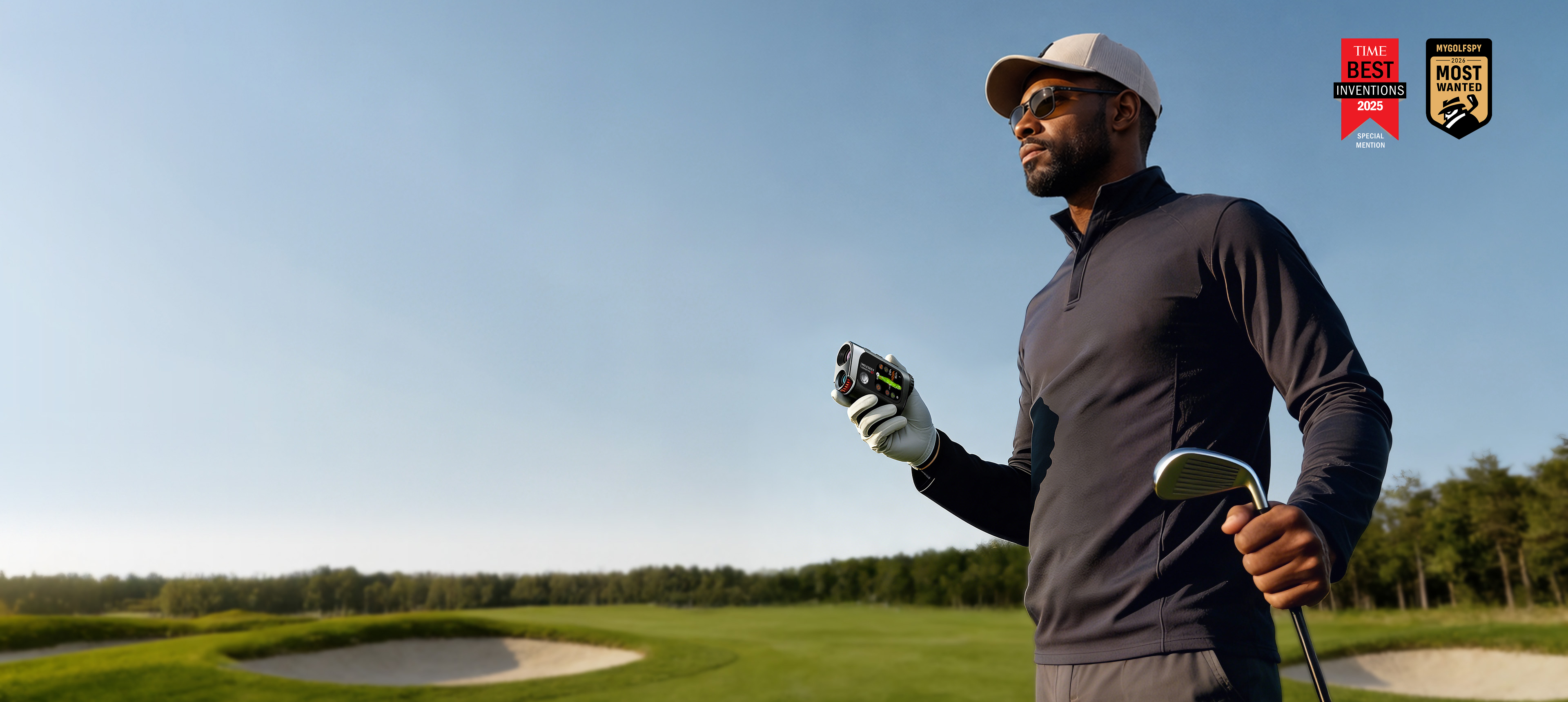 Mileseey Golf GenePro G1 Golf Rangefinder with Big Touchscreen