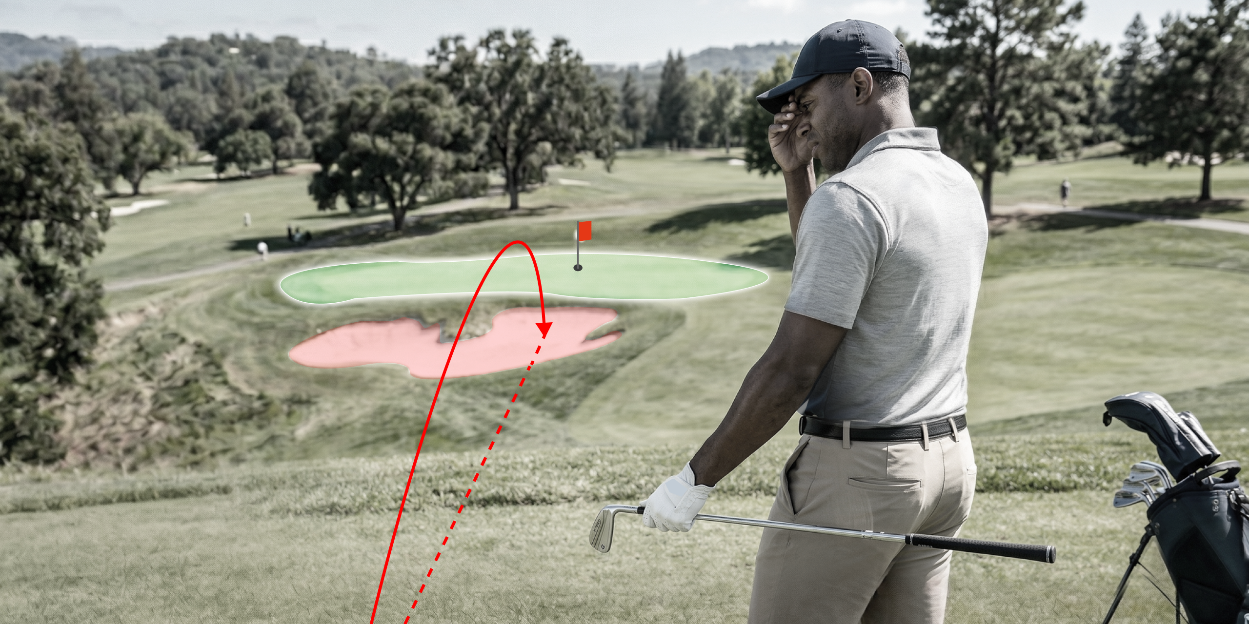 Unclear course distances hindering trajectory judgment