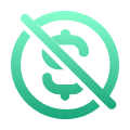 No Subscription Fee icon