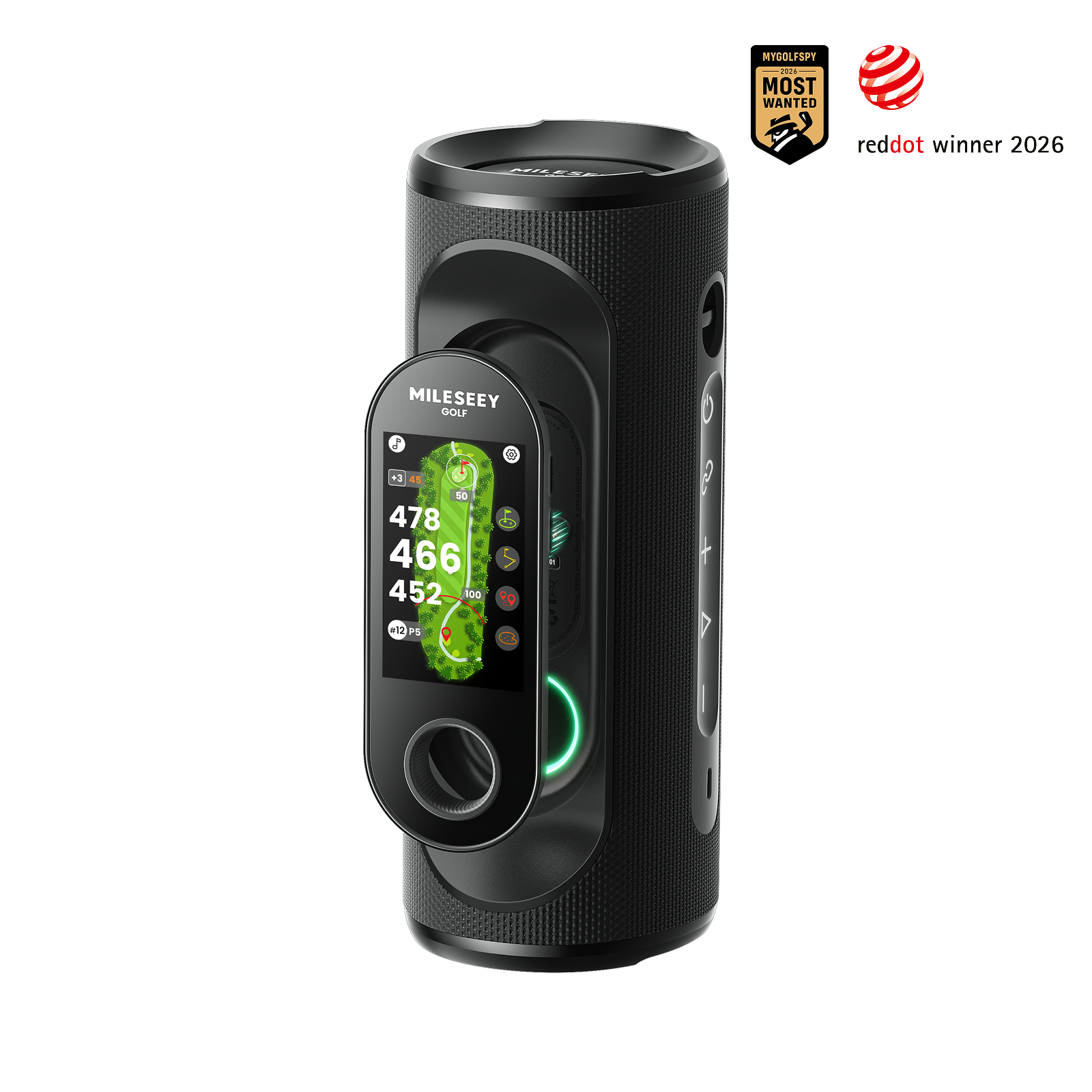MILESEEY GeneSonic Pro Golflautsprecher mit abnehmbarem GPS-Handgerät