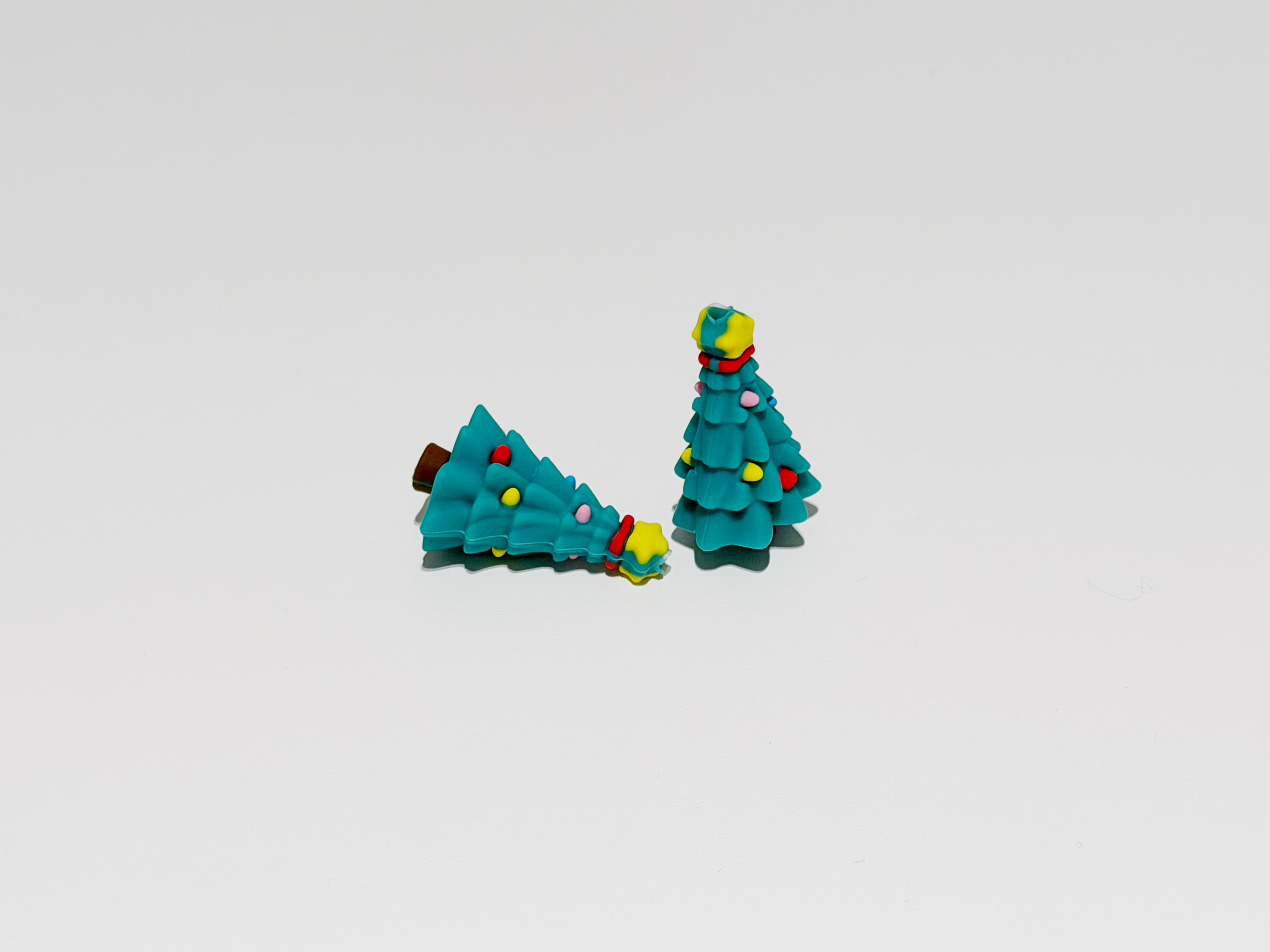 Christmas Tree Knitting Needle Stoppers, Cute Needle Point Protectors for Knitting Needles, Hand Knitting Accessorie
