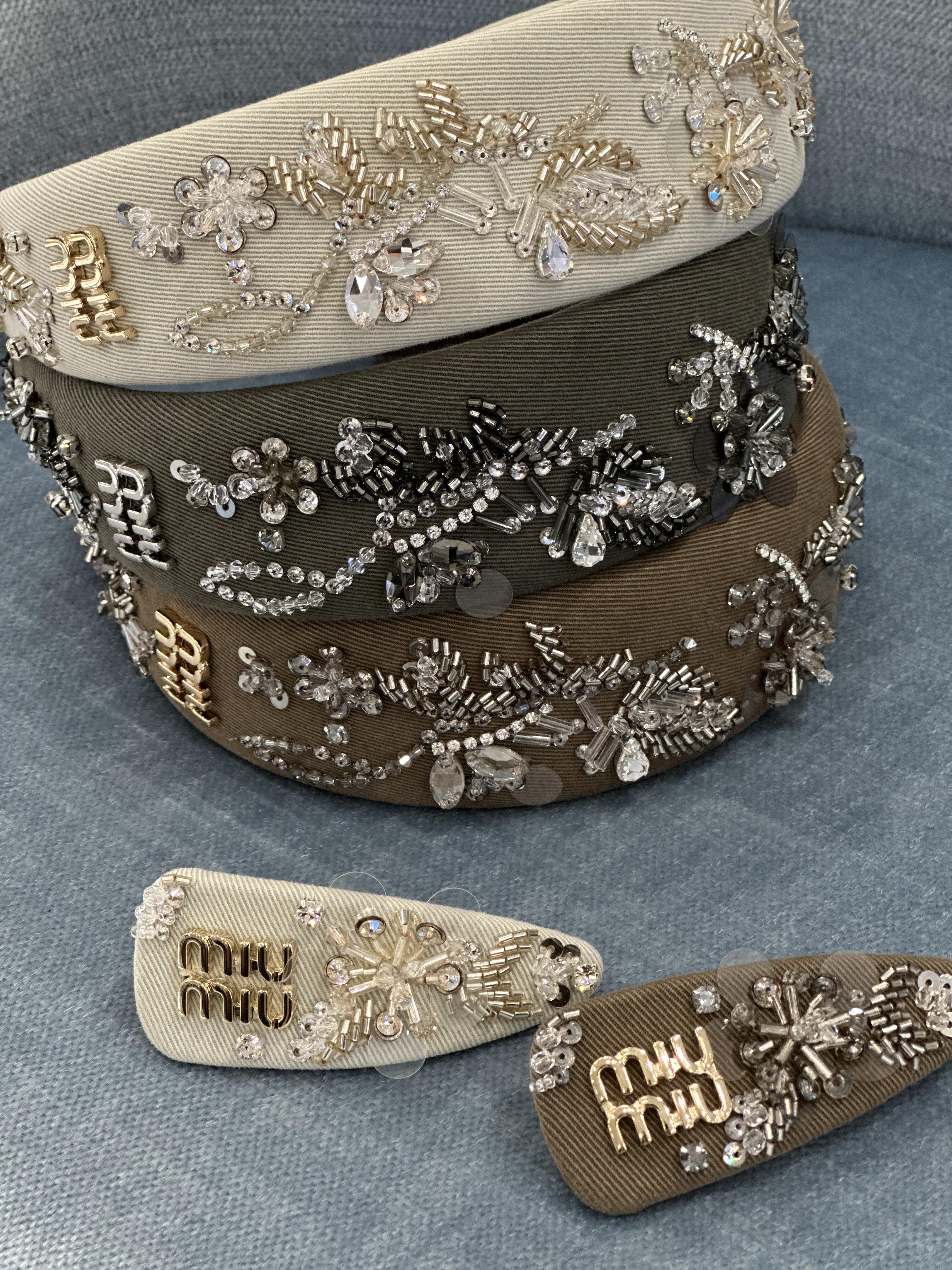 Miu Beaded and Beaded Hair Accessories