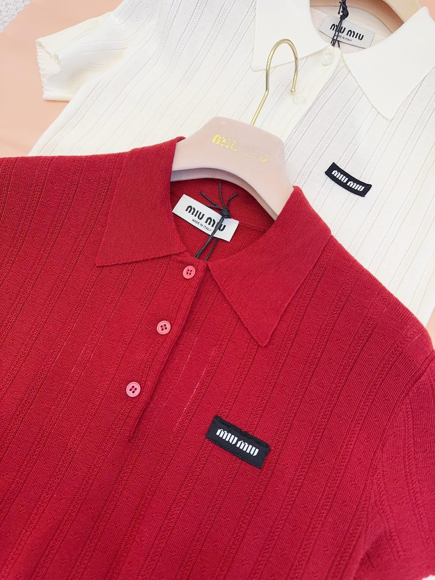 Miupolo Knit Short Sleeve