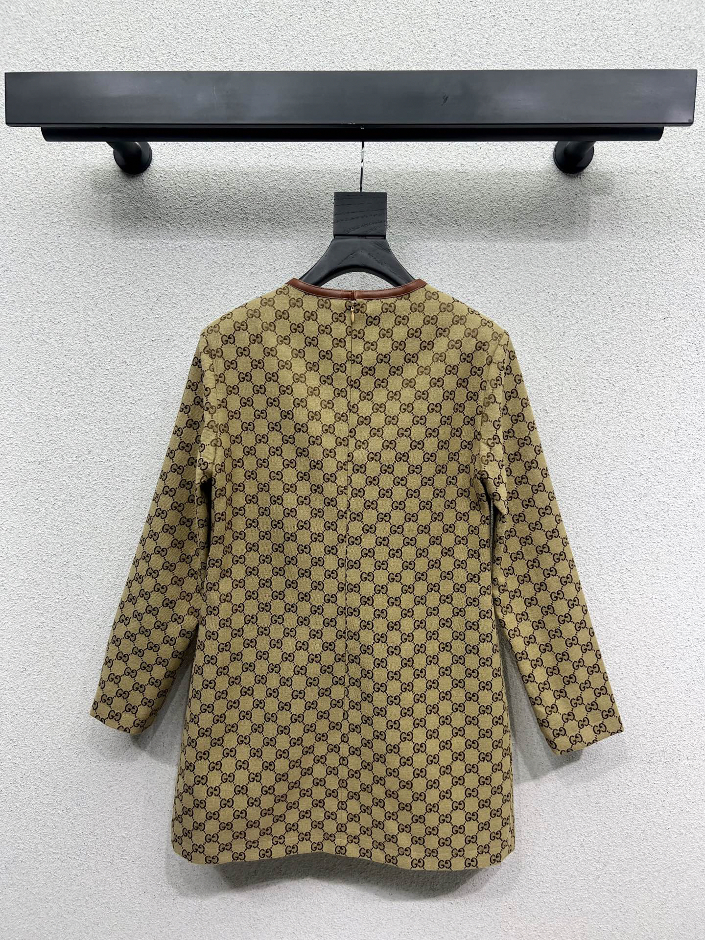 GG Khaki Jacquard Dress