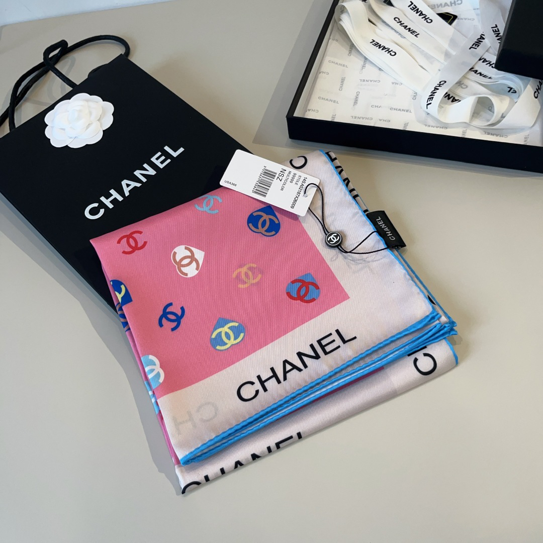 CHANE Butterfly Knot Square Scarf