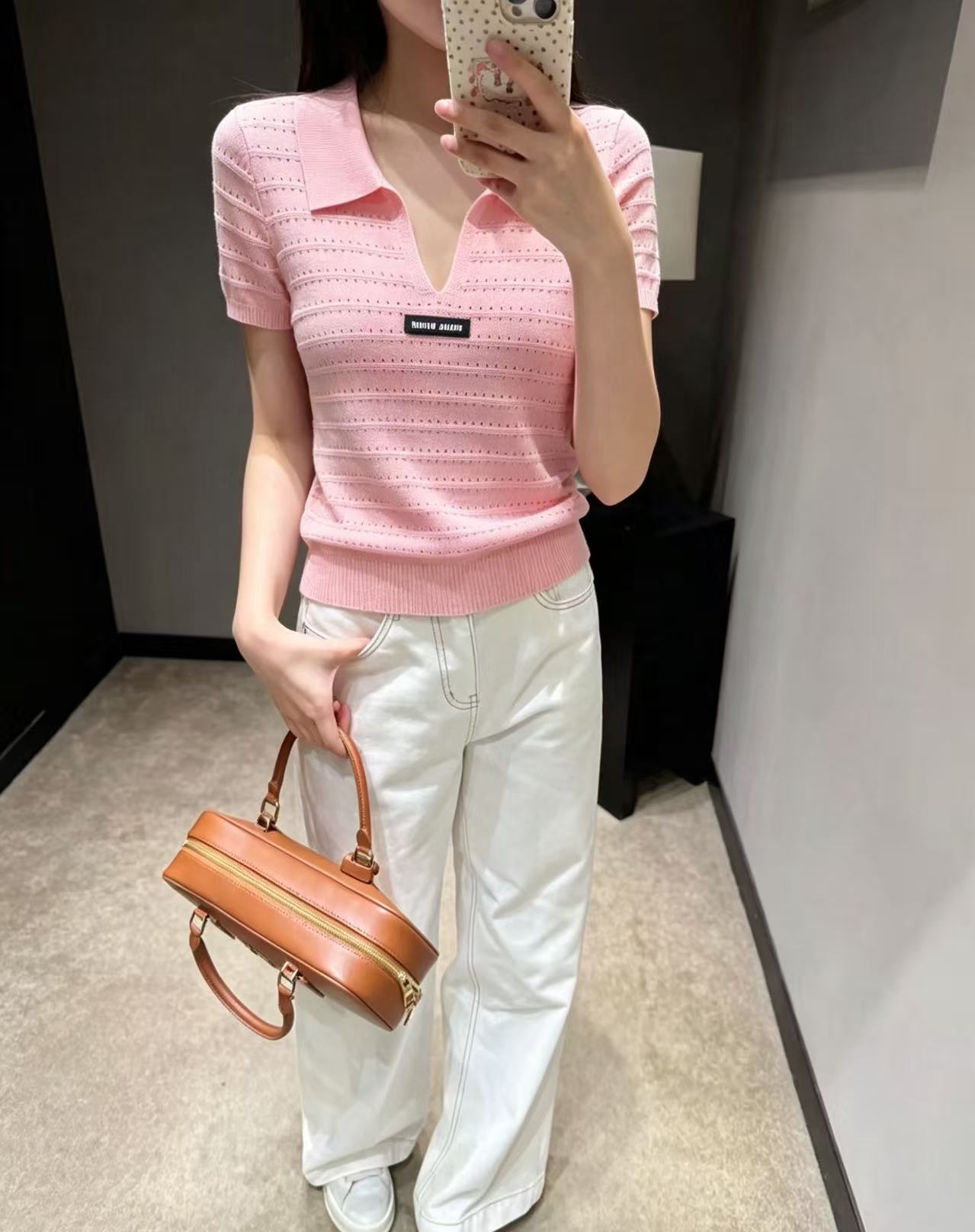 MIU - Inspired Knit Polo Shirts for Women | Soft