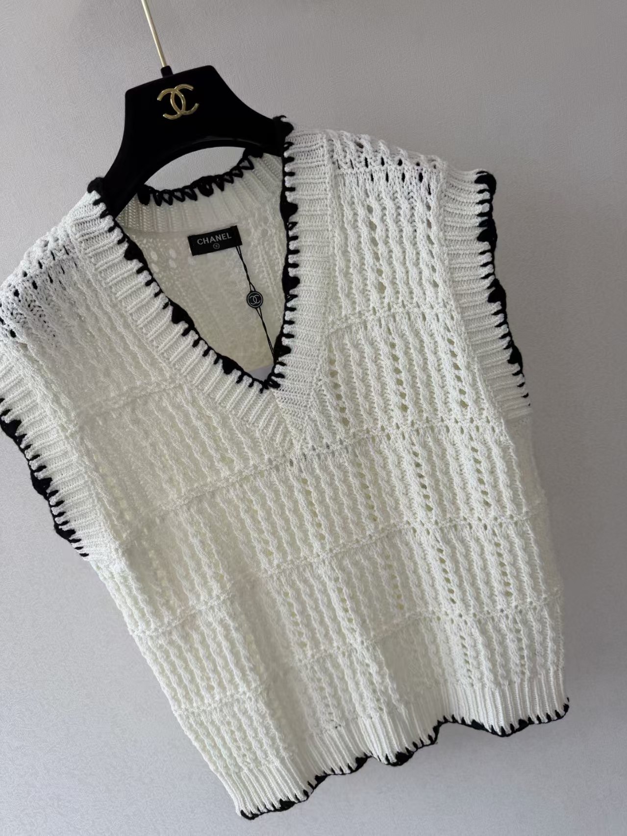 CC knitted vest
