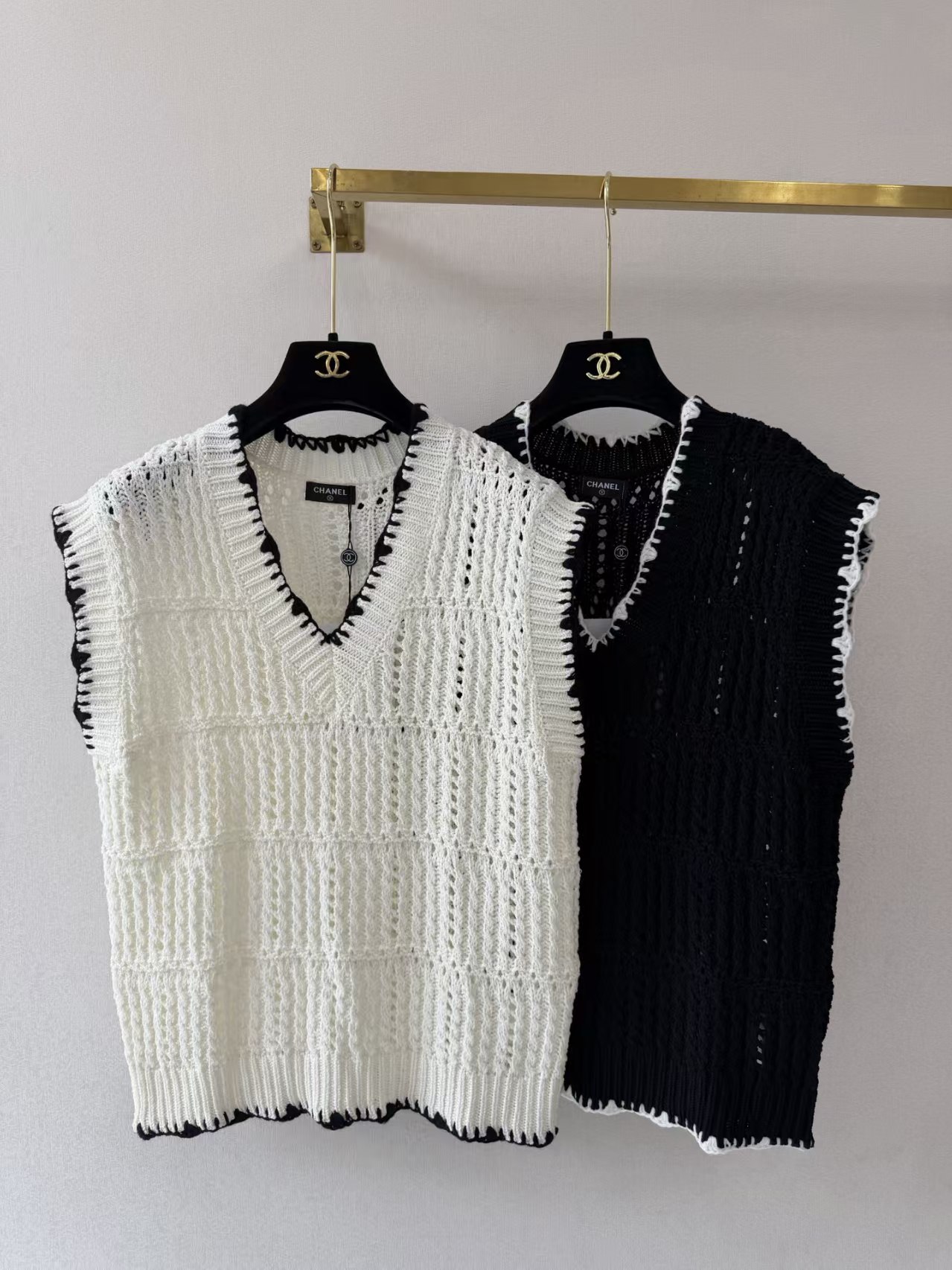 CC knitted vest