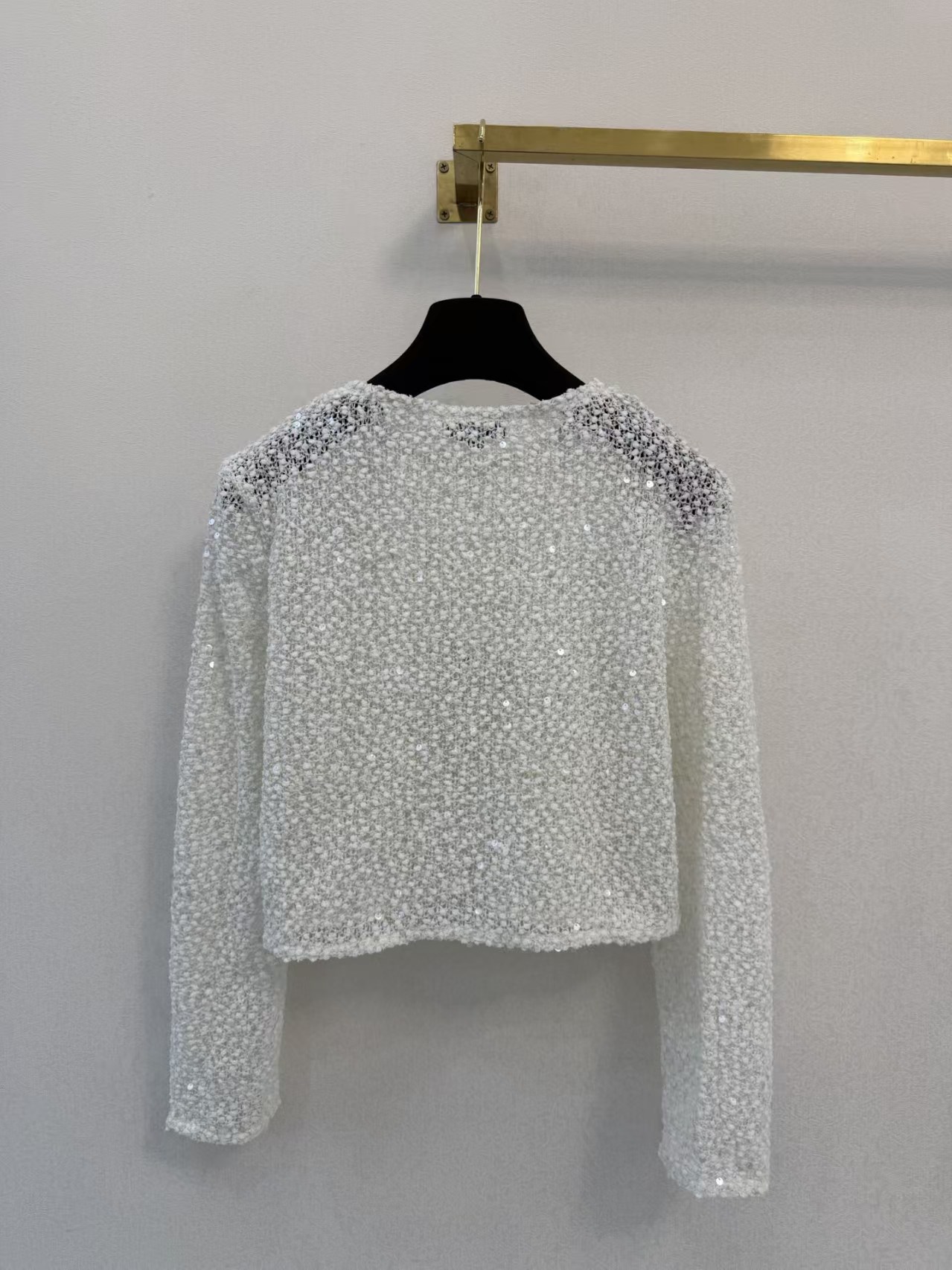 Cha Sequin 'Little Fragrance' Style Short Cardigan