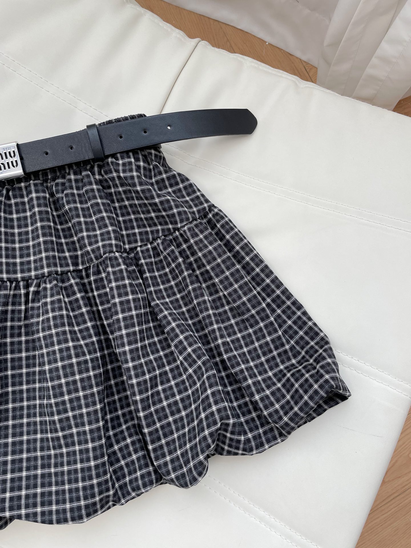 Mi-style tulip puffy Mi skirt