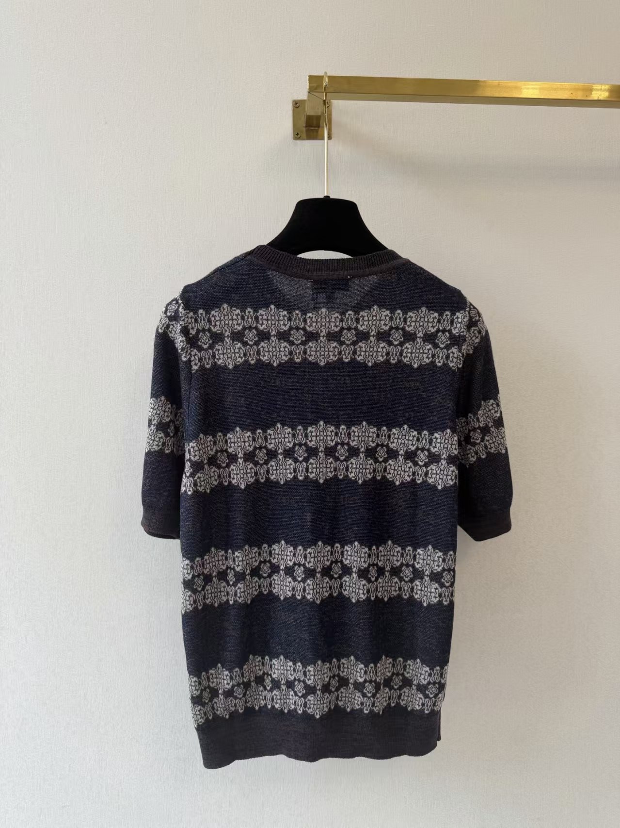 Cha'Little Fragrance' Style Knitted Short Sleeve