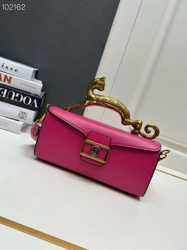 Ladies Exquisite Leopard Cat Handle Bag