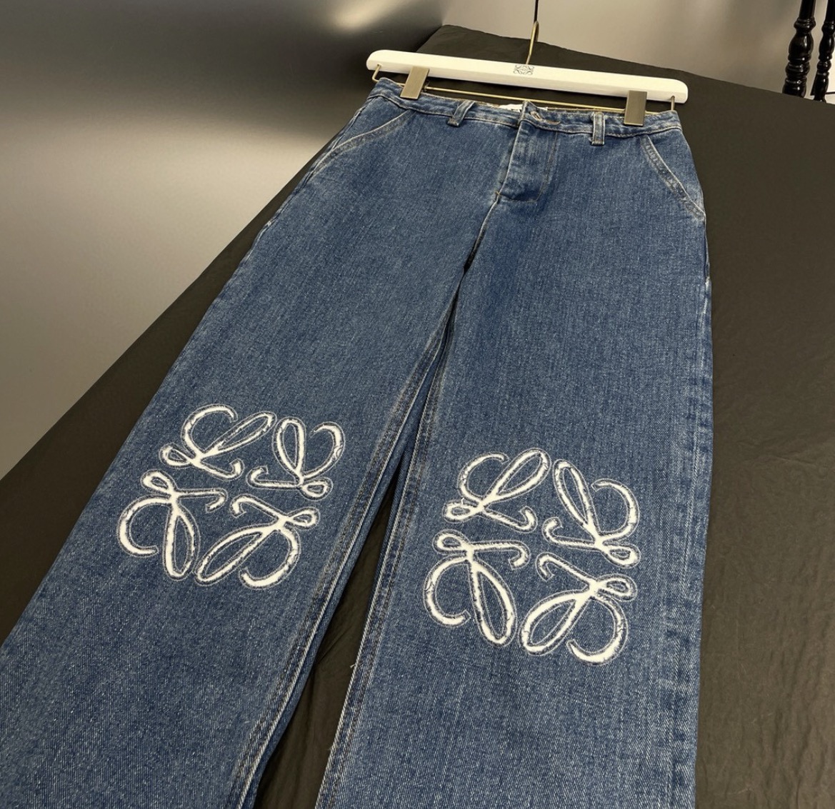 Blue High-Waist Jeans