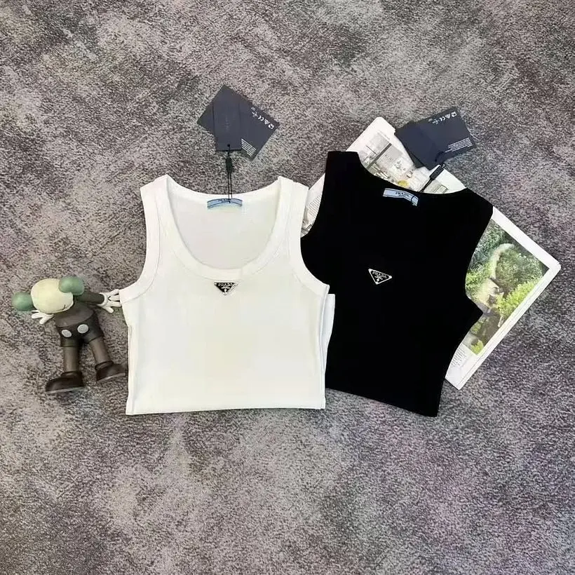 P3D Triangle Logo Knit Tank Top
