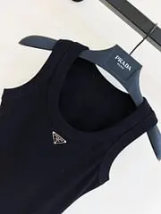 P3D Triangle Logo Knit Tank Top