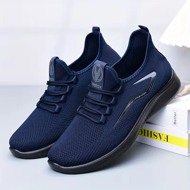 Men's Breathable Lightweight Knit Running Shoes