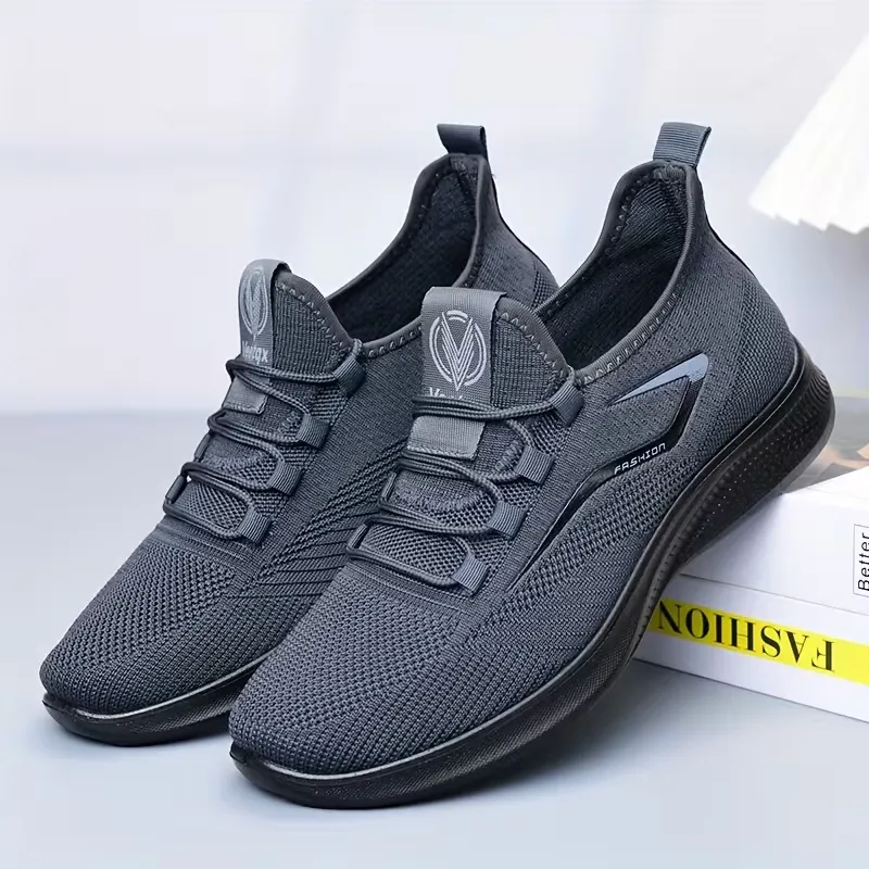 Men's Breathable Lightweight Knit Running Shoes