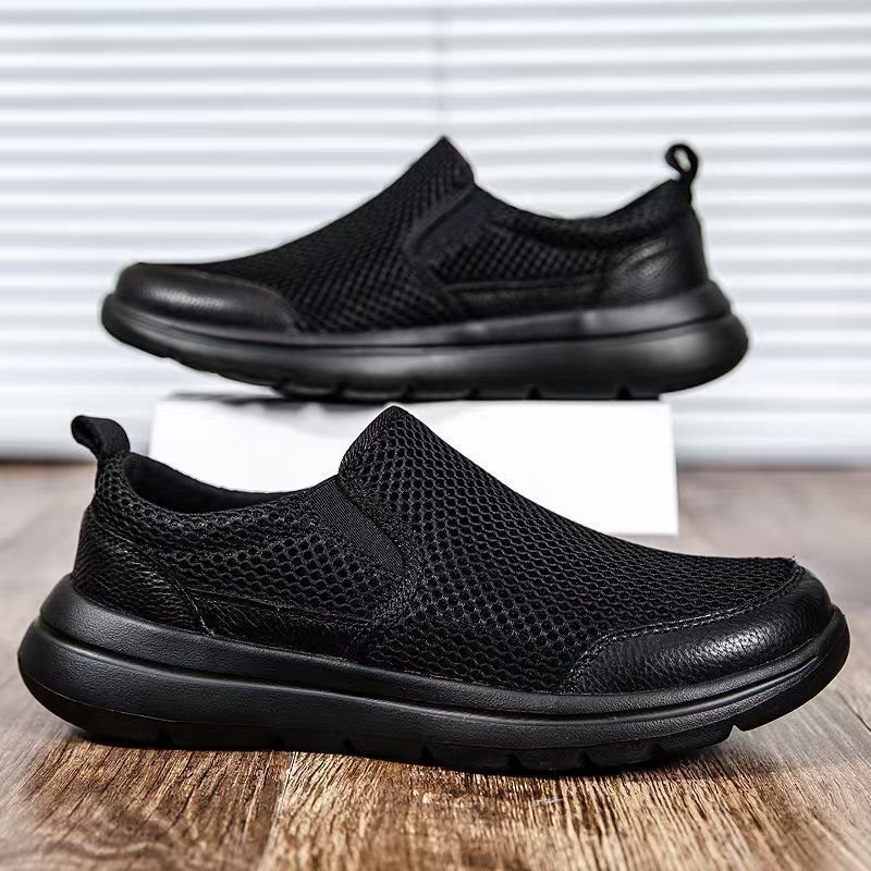 Breathable Mesh Slip-On Casual Sneakers