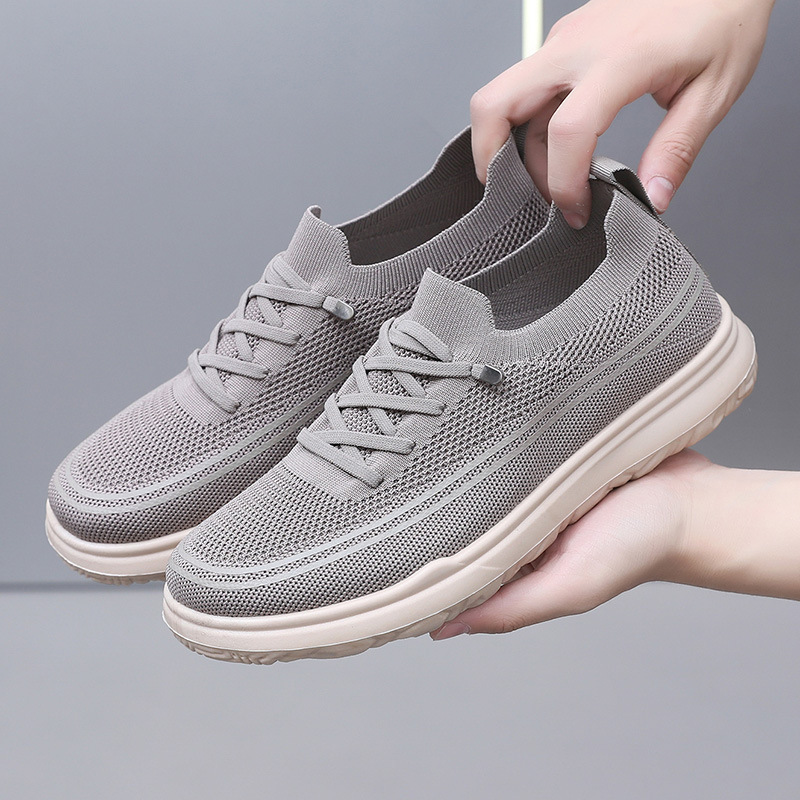 Breathable Mesh Slip-On Casual Sneakers for Men