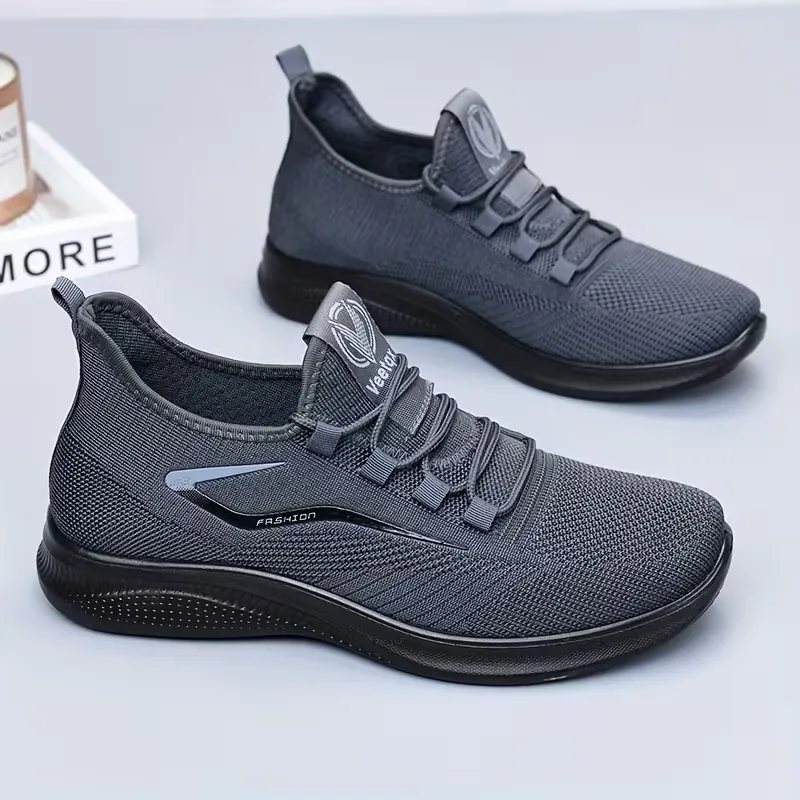 Men's Breathable Lightweight Knit Running Shoes