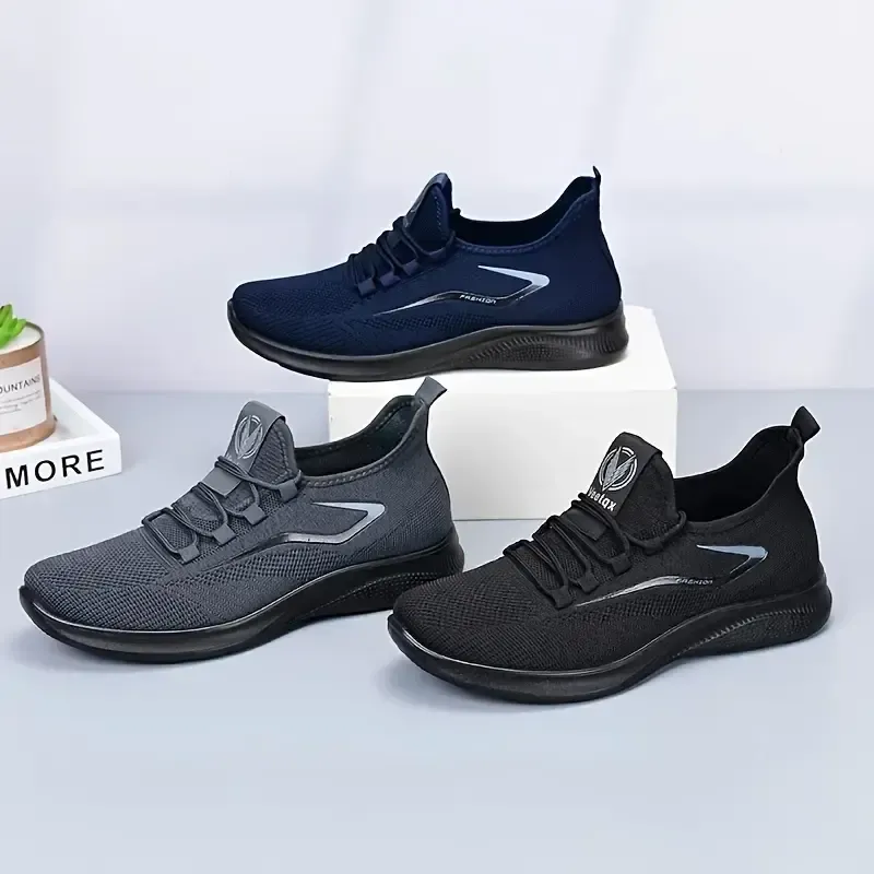 Men's Breathable Lightweight Knit Running Shoes