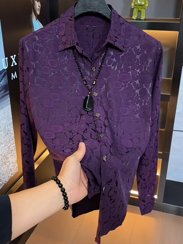 Violet Bloom Shirt