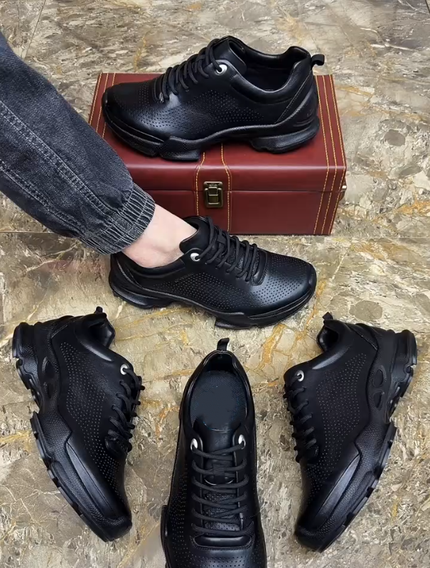 UrbanStride Perforated Leather Sneaker