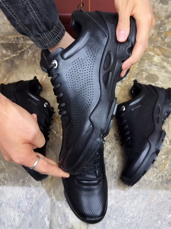 UrbanStride Perforated Leather Sneaker