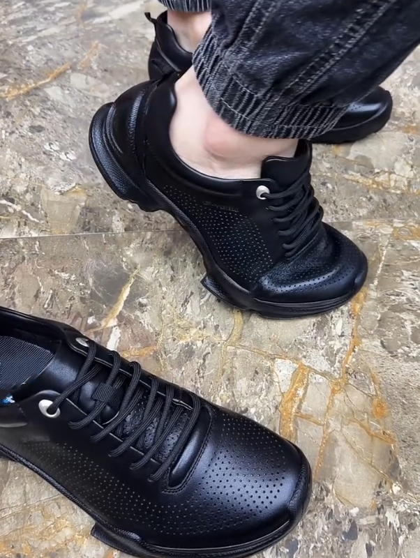 UrbanStride Perforated Leather Sneaker