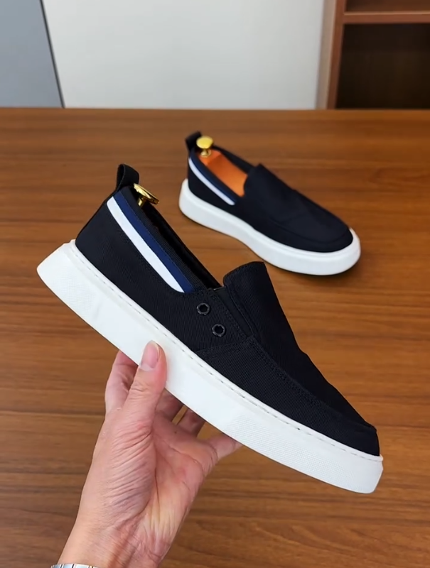 UrbanFlex Stripe-Trim Slip-Ons