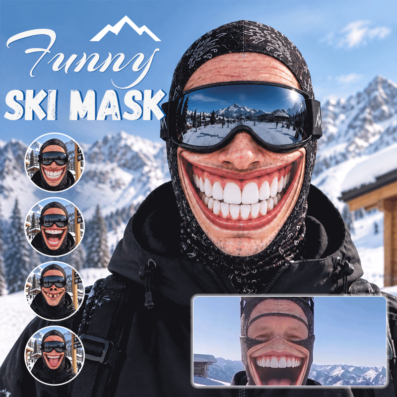 Funny Ski Mask for Snow Adventures