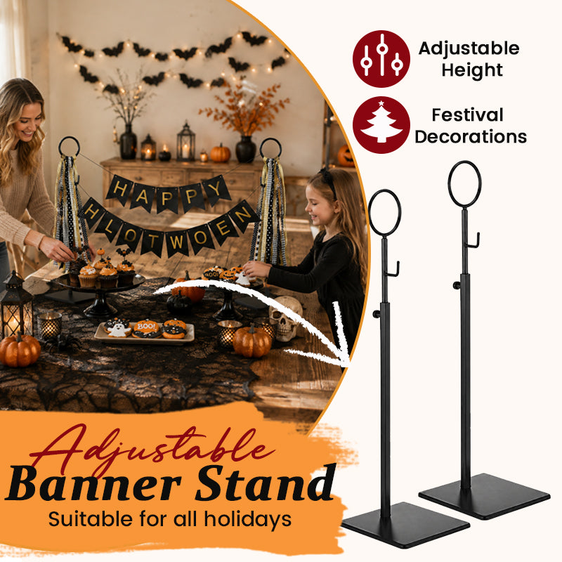 🎉 Adjustable Banner Stand