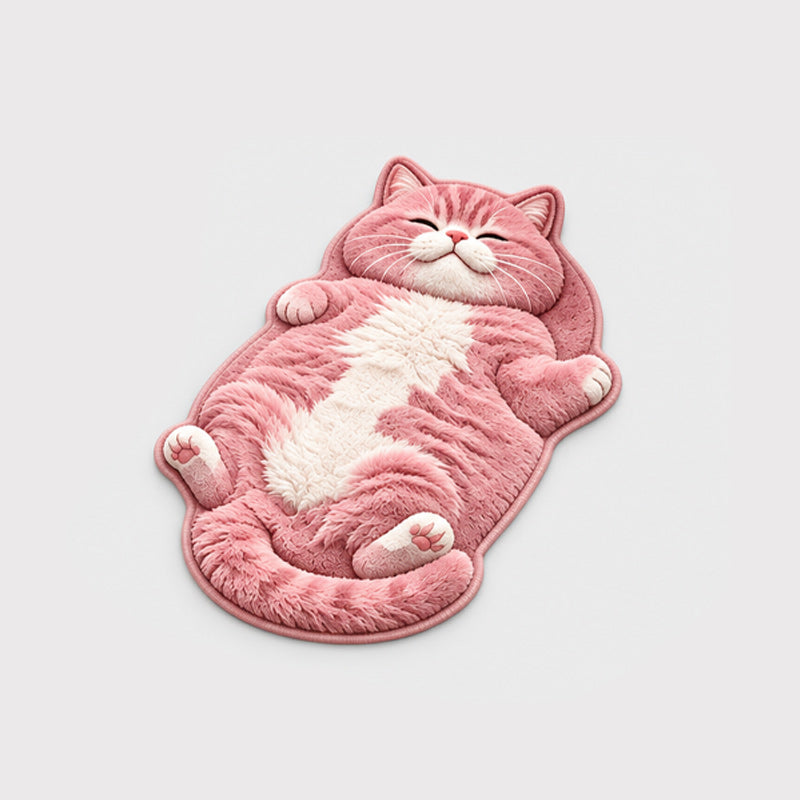 🐱 Cat-Shaped Floor Mat