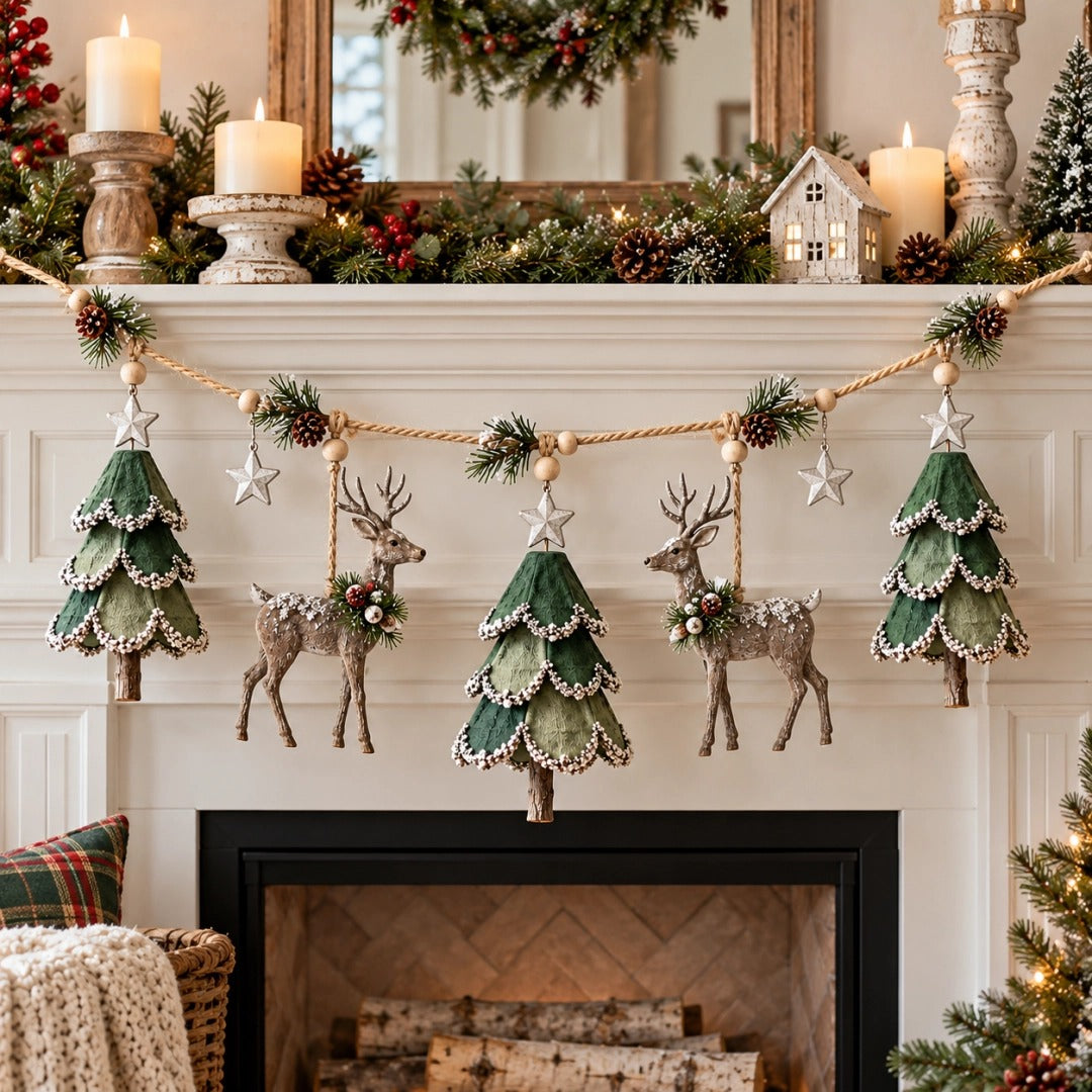 Woodland Christmas Garland