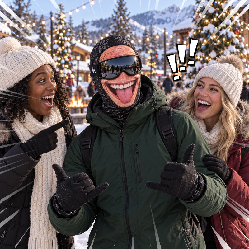 Funny Ski Mask for Snow Adventures