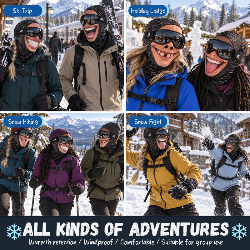 Funny Ski Mask for Snow Adventures