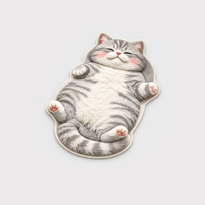 🐱 Cat-Shaped Floor Mat