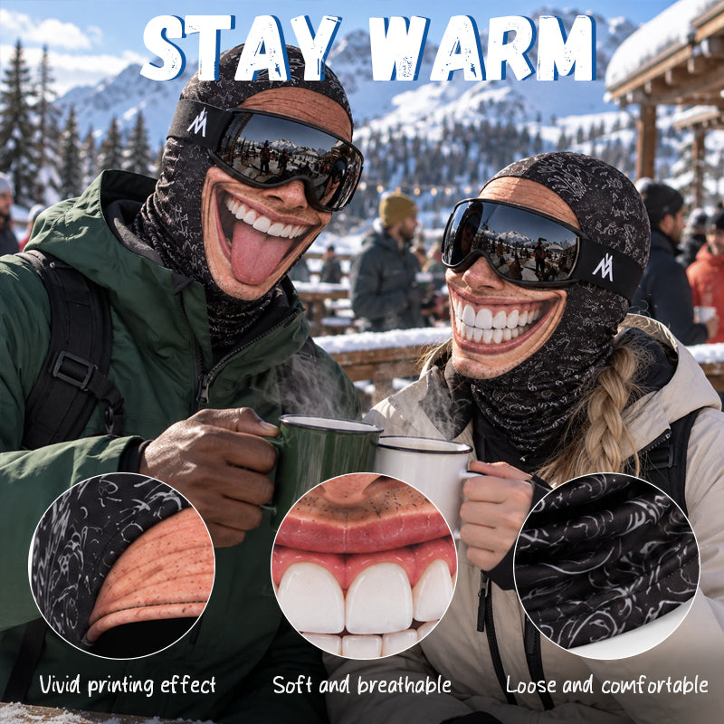 Funny Ski Mask for Snow Adventures