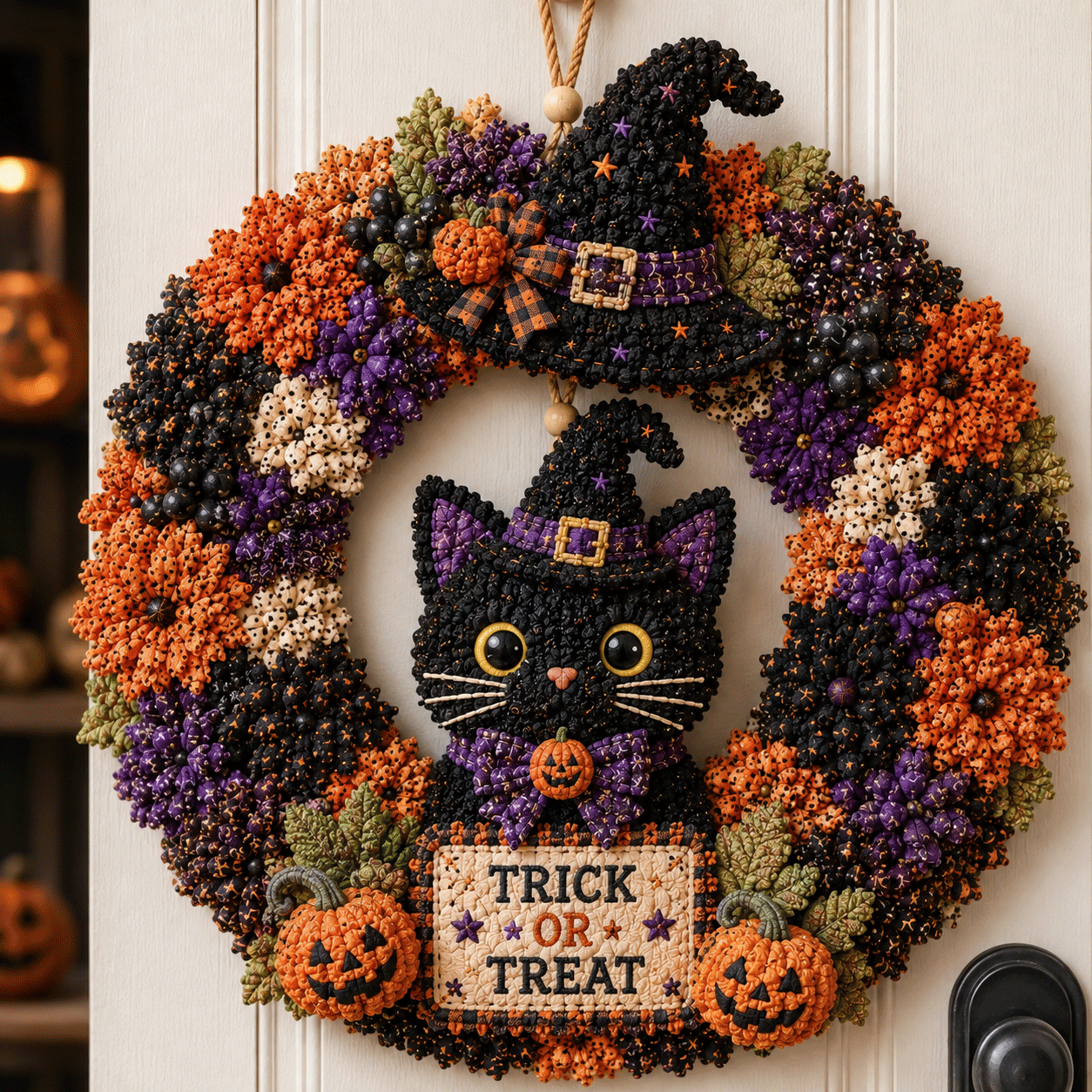 🏆Limited Time Sale 49% OFF🎁🎄 3D Fabric Poke Wreath DIY Kit