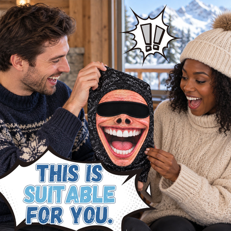 Funny Ski Mask for Snow Adventures
