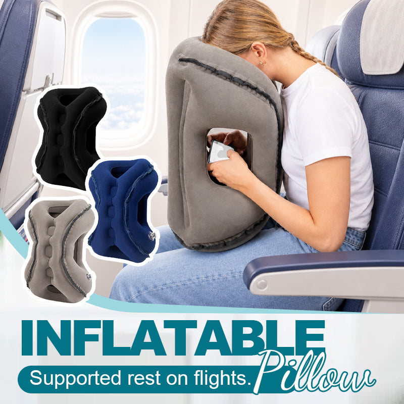 Inflatable Airplane Sleep Pillow