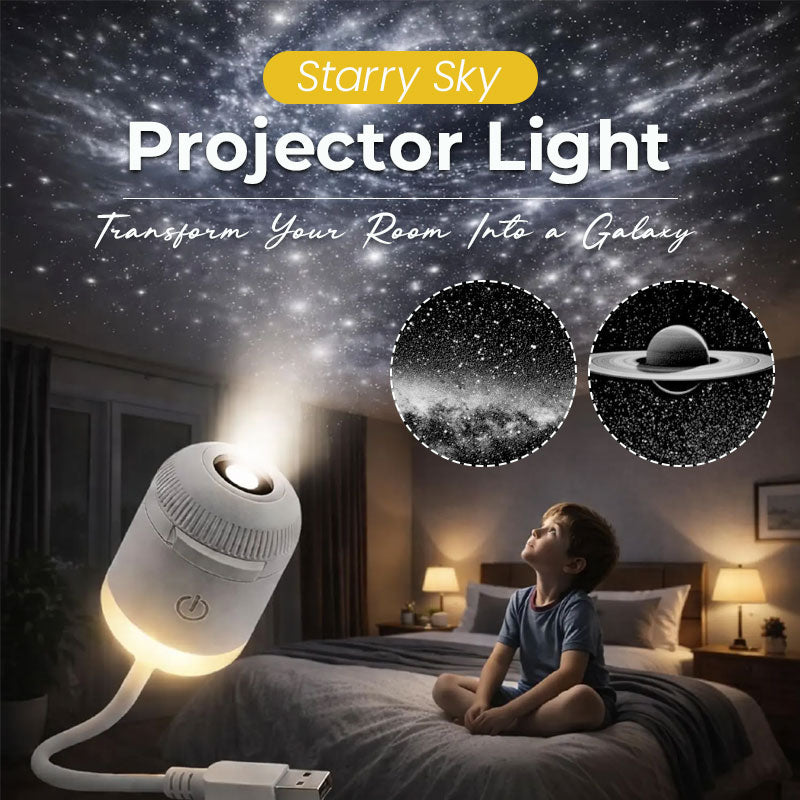 Star projector night light for bedroom nursery and kids room