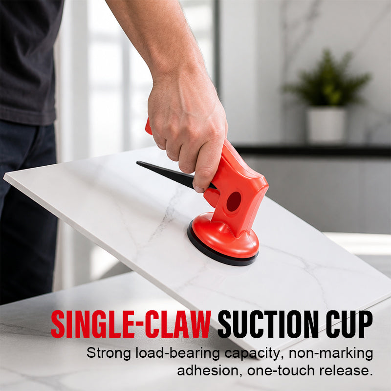 Pistol Grip Suction Cup Lifter – 70mm Handheld Glass, Tile & Panel Lifting Tool for Smooth Surface Handling