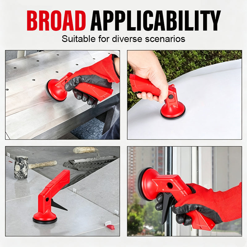 Pistol Grip Suction Cup Lifter – 70mm Handheld Glass, Tile & Panel Lifting Tool for Smooth Surface Handling