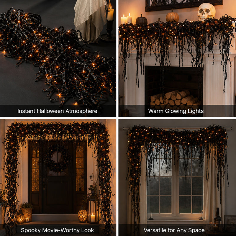 Halloween fireplace decor set product details
