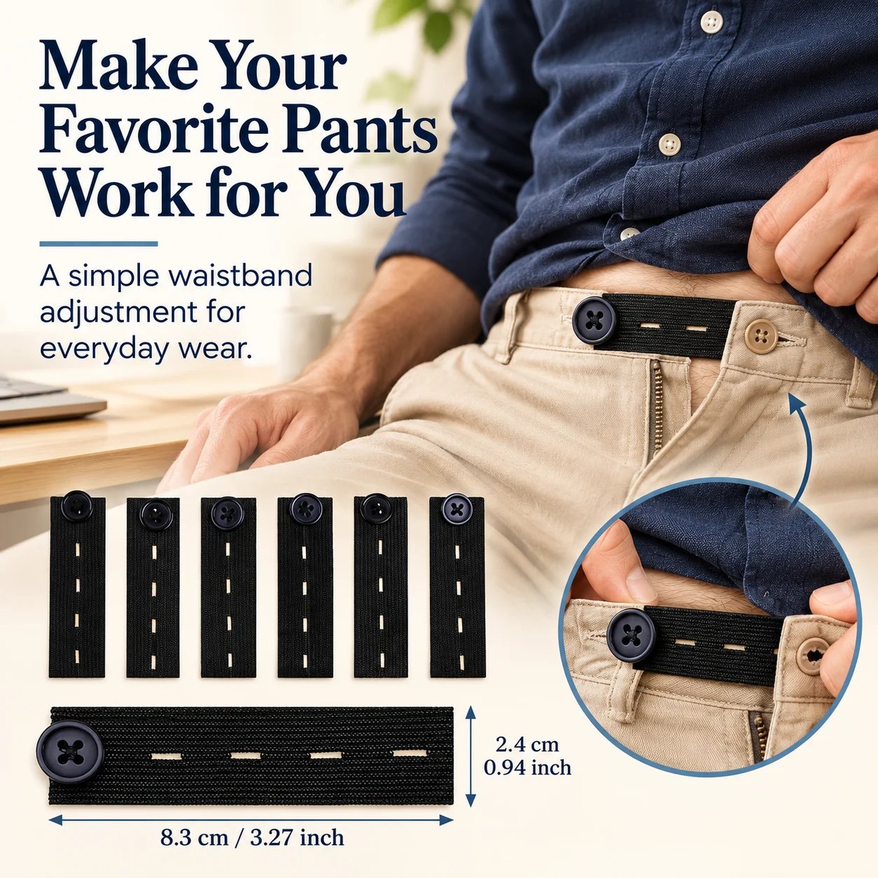 How to attach waistband extender