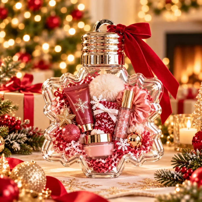 🎄🎁DIY Christmas Bell Gift Box – Clear Fill-Your-Own Holiday Gift Container
