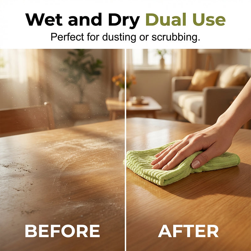 Textured reusable cleaning cloth
