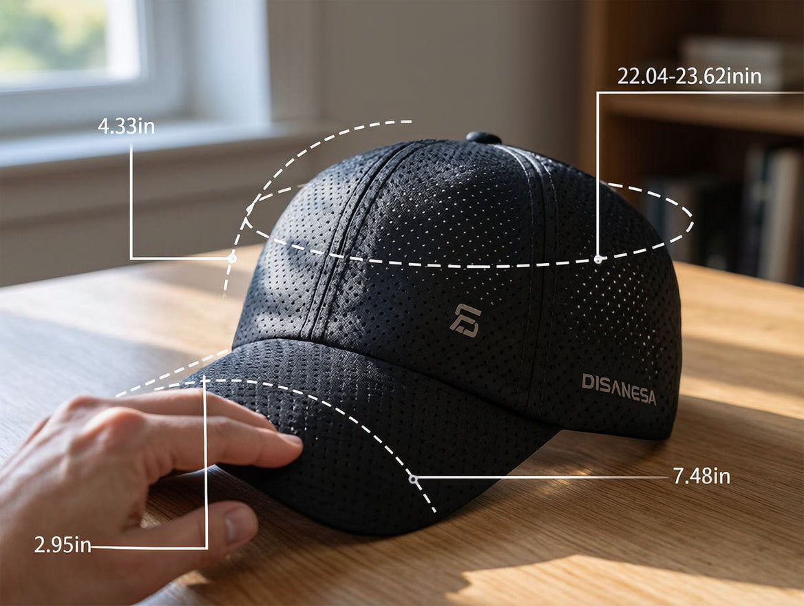 Adjustable outdoor cap for running travel and summer wear